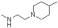 structure of CAS# 915924-43-5, N-Methyl-2-(4-methyl-1-piperidinyl)ethanamine;1-piperidineethanamine, N,4-dimethyl-;methyl[2-(4-methylpiperidin-1-yl)ethyl]amine;N-methyl-2-(4-methylpiperidin-1-yl)ethanamine