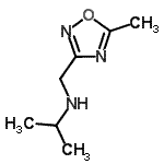 结构式 CAS# 915924-63-9, N-[(5-甲基-1,2,4-恶二唑-3-基)甲基]-2-丙胺
