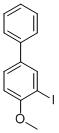 structure of CAS# 91718-20-6, 3-Iodo-4-Methoxy-1,1'-Biphenyl;3-IODO-4-METHOXYBIPHENYL