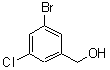 structure of CAS# 917562-09-5, (3-Bromo-5-chlorophenyl)methanol;(3-Bromo-5-chlorophenyl)methanol;(3-Bromo-5-chloro-phenyl)methanol;3-BROMO-5-CHLORO BENZYL ALCOHOL