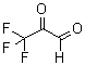 structure of CAS# 91944-47-7, 3,3,3-Trifluoro-2-oxopropanal;2-Oxo-3,3,3-trifluoropropanal, Trifluoromethylglyoxal;Trifluoropyruvaldehyde;Trifluoropyruvic aldehyde (20 % aqueous solution)
