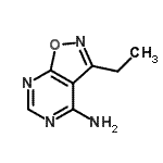 CAS 登录号：91997-08-9， 3-乙基[1,2]恶唑并[5,4-d]嘧啶-4-胺
