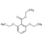 structure of CAS# 92157-15-8, Ethyl 2,6-diethoxybenzoate;2,6-Diaethoxy-benzoesaeure-aethylester;Ethyl 2,6-diethoxybenzoate;ETHYL-26-DIETHOXYBENZOATE97