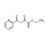 结构式 CAS# 92288-93-2, 乙基2,4-二氧代-4-(2-吡啶基)丁酸酯