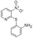 结构式 CAS# 92316-06-8, 2-[(3-硝基-2-吡啶基)硫]苯胺