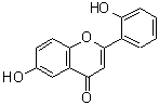 structure of CAS# 92439-20-8, 6-Hydroxy-2-(2-hydroxyphenyl)-4H-chromen-4-one;2,6-DIHYDROXYFLAVONE;2',6-DIHYDROXYFLAVONE;6-hydroxy-2-(2-hydroxyphenyl)chromen-4-one