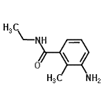 结构式 CAS# 926198-75-6, 3-氨基-N-乙基-2-甲基苯甲酰胺