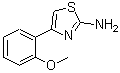 结构式 CAS# 93209-95-1, 4-(2-甲氧基苯基)-1,3-噻唑-2-胺
