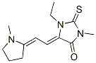 CAS#: 93446-30-1， 1-Ethyl-3-Methyl-5-[(1-Methyl-2-Pyrrolidinylidene)Ethylidene]-2-Thioxoimidazolidin-4-One