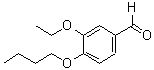 structure of CAS# 93567-90-9, 4-Butoxy-3-Ethoxy-Benzaldehyde;4-Butoxy-3-Ethoxy-Benzaldehyde;Zinc01792315;Cbmicro_019076