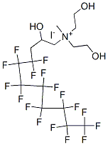 CAS#: 93776-18-2， (4,4,5,5,6,6,7,7,8,8,9,9,10,10,11,11,11-Heptadecafluoro-2-Hydroxyundecyl)Bis(2-Hydroxyethyl)Methylammonium Iodide