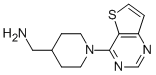 structure of CAS# 937795-94-3, 1-Thieno[3,2-d]Pyrimidin-4-Yl-4-Piperidinemethanamine;4-[4-(Aminomethyl)Piperidin-1-Yl]Thieno[3,2-D]Pyrimidine 97%;4-[4-(Aminomethyl)Piperidin-1-Yl]Thieno[3,2-D]Pyrimidine;(1-Thieno[3,2-D]Pyrimidin-4-Ylpiperid-4-Yl)Methylamine