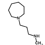 structure of CAS# 938459-01-9, 3-(azepan-1-yl)-N-methyl-propan-1-amine;(3-azepan-1-ylpropyl)methylamine;3-(azepan-1-yl)-N-methylpropan-1-amine;N-[3-(1-Azepanyl)propyl]-N-methylamine