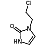 结构式 CAS# 938459-07-5, 1-(2-氯乙基)-1,3-二氢-2H-咪唑-2-酮