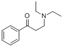 结构式 CAS# 94-38-2, 3-(二乙基氨基)-1-苯基-1-丙酮