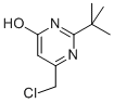 结构式 CAS# 94171-08-1, 6-(氯甲基)-2-叔丁基-4(3H)-嘧啶酮