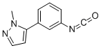 结构式 CAS# 941716-86-5, 5-(3-异氰酸苯基)-1-甲基-1H-吡唑