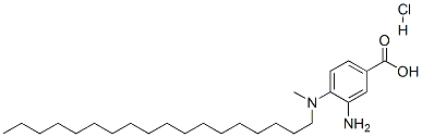 CAS#: 94199-46-9， 3-Amino-4-(Methyloctadecylamino)Benzoic Acid Monohydrochloride