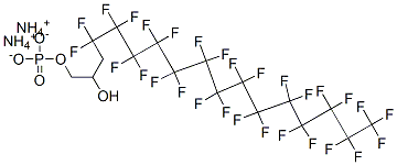 CAS#: 94200-48-3， 4,4,5,5,6,6,7,7,8,8,9,9,10,10,11,11,12,12,13,13,14,14,15,15,16,16,17,17,17-Nonacosafluoro-1,2-Heptadecanediol 1-(Dihydrogen Phosphate) Diammoniumsalt