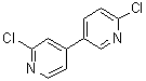结构式 CAS# 942206-22-6, 2',6-二氯-3,4'-联吡啶