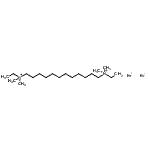 CAS#: 94231-26-2， ethyl-[12-(ethyl-dimethyl-ammonio)dodecyl]-dimethyl-ammonium dibromide