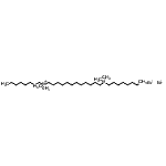 CAS#: 94231-28-4， 12-(dimethyl-octyl-ammonio)dodecyl-dimethyl-octyl-ammonium dibromide