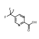 结构式 CAS# 944905-44-6, 5-(三氟甲基)-2-嘧啶羧酸