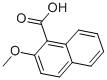 结构式 CAS# 947-62-6, 2-甲氧基-1-萘甲酸
