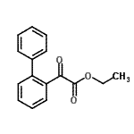 结构式 CAS# 947701-96-4, 乙基2-联苯基(氧代)乙酸酯