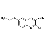 structure of CAS# 948291-66-5, 2-Chloro-6-ethoxy-3-methylquinoline