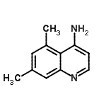 structure of CAS# 948292-64-6, 5,7-Dimethyl-4-quinolinamine;5,7-Dimethyl-quinolin-4-ylamine