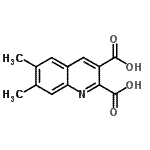 structure of CAS# 948294-45-9, 6,7-Dimethyl-2,3-quinolinedicarboxylic acid