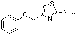 structure of CAS# 94830-63-4, 4-(Phenoxymethyl)-1,3-thiazol-2-amine;MFCD02709714;Enamine_004739;MLS000564904