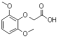 结构式 CAS# 95110-10-4, (2,6-二甲氧基苯氧基)乙酸