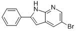 structure of CAS# 953414-75-0, 5-Bromo-2-Phenyl-1H-Pyrrolo[2,3-b]Pyridine;1H-Pyrrolo[2,3-B]Pyridine, 5-Bromo-2-Phenyl-;5-Bromo-2-Phenyl-1H-Pyrrolo[2,3-B]Pyridine