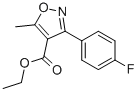 结构式 CAS# 954230-39-8, 3-(4-氟苯基)-5-甲基-4-异恶唑羧酸乙酯