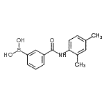 结构式 CAS# 957060-98-9, {3-[(2,4-二甲基苯基)氨基甲酰]苯基}硼酸
