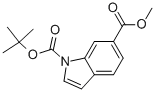 结构式 CAS# 957127-83-2, 1-(2,2-二甲基-1-氧代丙基)-1H-吲哚-6-羧酸甲酯