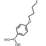 structure of CAS# 958453-57-1, [4-(3-Fluoropropoxy)phenyl]boronic acid;4-(3-Fluoro-propoxy)-benzenebornic acid