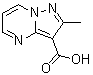 结构式 CAS# 96319-38-9, 2-甲基吡唑并[1,5-a]嘧啶-3-羧酸
