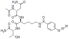 CAS#: 97530-18-2， N(alpha)-Acetylasparaginyl-Lysyl-N(epsilon)-4-Azidobenzoyl-Threoninamide