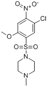 CAS#: 97630-21-2， 1-((5-Chloro-2-Methoxy-4-Nitrophenyl)Sulfonyl)-4-Methylpiperazine