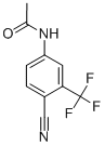 structure of CAS# 97760-99-1, 4-Cyano-3-(Trifluoromethyl)Acetanilide;4-Acetamido-2-(Trifluoromethyl)Benzonitrile, 5-Acetamido-2-Cyanobenzotrifluoride;N1-[4-Cyano-3-(Trifluoromethyl)Phenyl]Acetamide;4'-Cyano-3'-(Trifluoromethyl)Acetanilide 98%