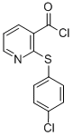 结构式 CAS# 97936-44-2, 2-[(4-氯苯基)硫代]-3-吡啶甲酰氯