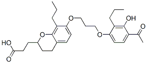 CAS#: 98193-29-4， 7-(3-(4-Acetyl-3-Hydroxy-2-Propylphenoxy)Propoxy)-3,4-Dihydro-8-Propyl-2H-1-Benzopyran-2-Propionic Acid
