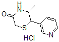 CAS#: 98320-12-8， 5-Methyl-6-(3-pyridyl)thiomorpholin-3-one hydrochloride