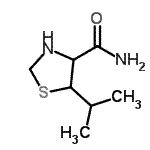 CAS#: 98428-41-2， 5-Isopropyl-1,3-thiazolidine-4-carboxamide