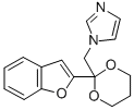 CAS 登录号：98519-13-2， 1-((2-(2-苯并呋喃基)-1,3-二四氢吡喃-2-基)甲基)-1H-咪唑