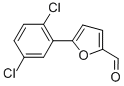 structure of CAS# 99113-89-0, 5-(2 5-Dichlorophenyl)Furfural  96;5-(2,5-Dichlorophenyl)-2-Furancarboxaldehyde;5-(2,5-Dichlorophenyl)Furfural;Zinc00035793