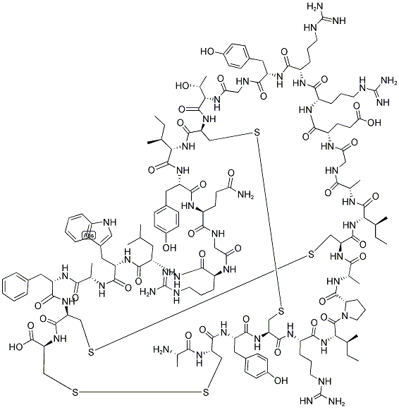 structure of CAS# 99287-08-8, Defensin NP 1 (human reduced)